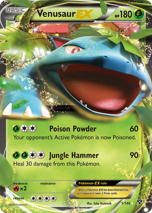 Venusaur EX 1 - XY Base Set (HO)