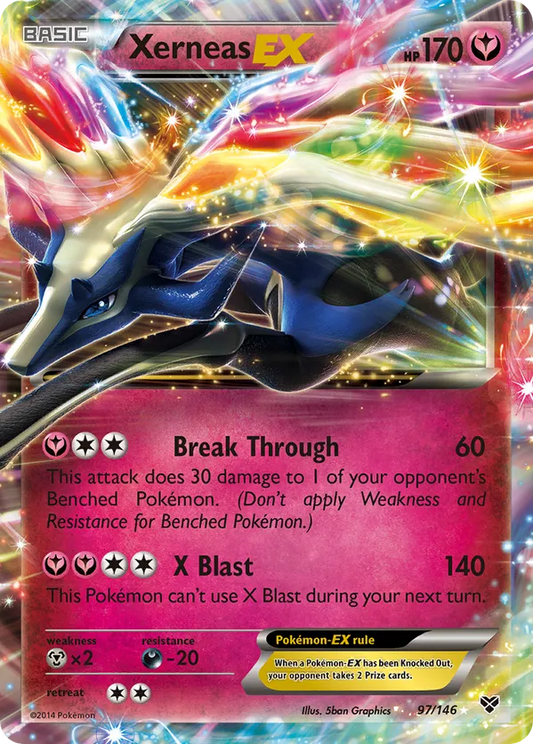 Xerneas EX 97 - XY Base Set (HO)