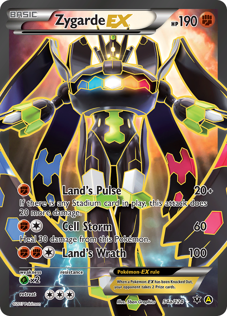 Zygarde EX 54a/124 - Alternate Art Promos (HO)