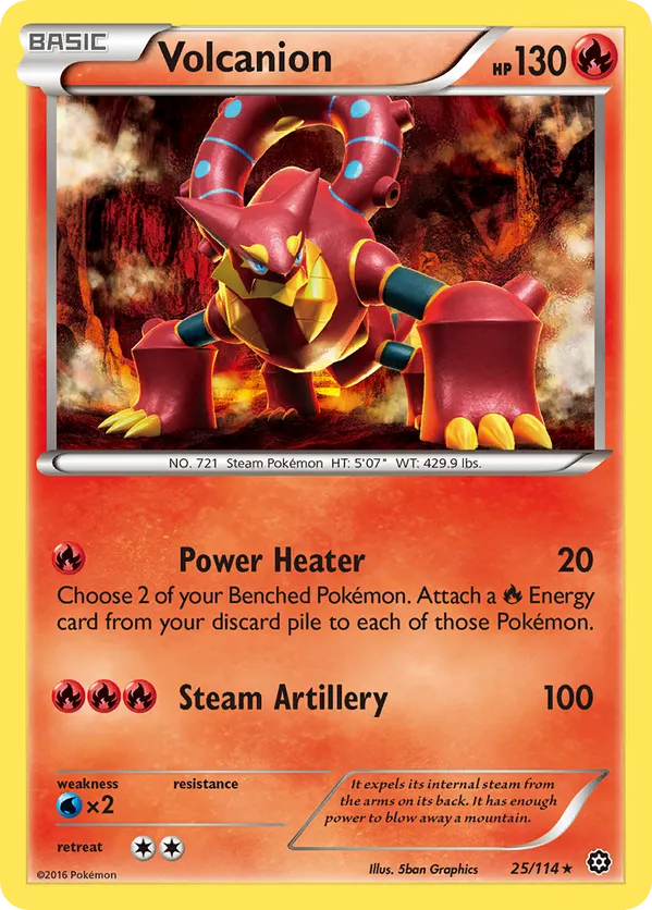 Volcanion 25 - Steam Siege (NO)