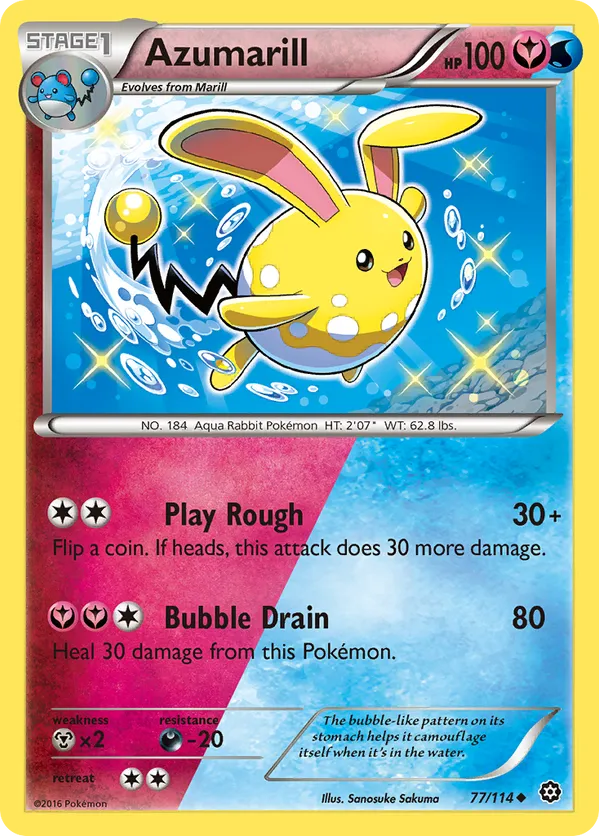 Azumarill 77 - Steam Siege (NO)