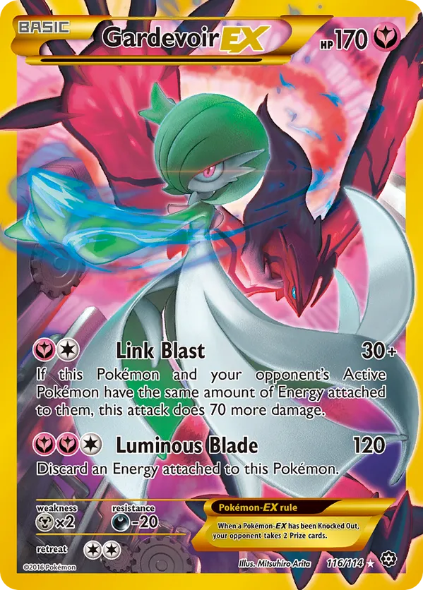 Gardevoir EX (Secret) 116 - Steam Siege (HO) - LP