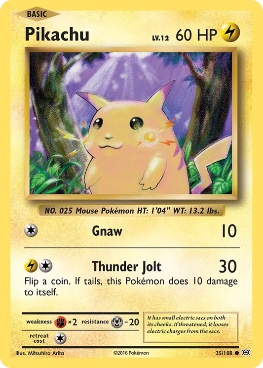 Pikachu 35/108 - Evolutions