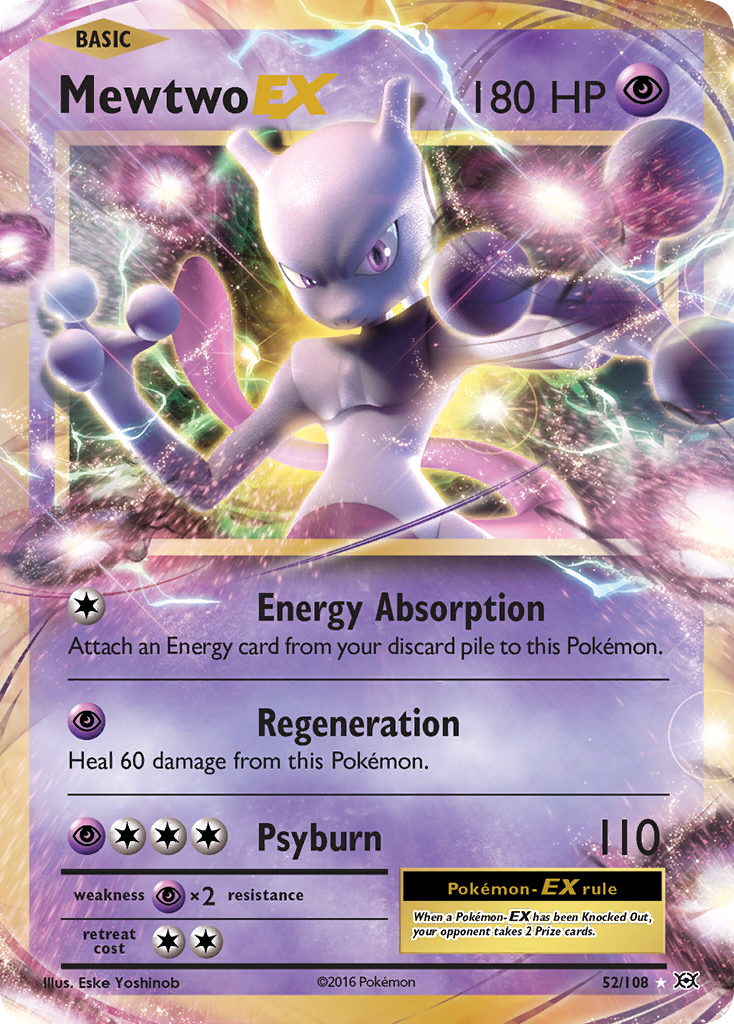 Mewtwo EX 52/108 - Evolutions (HO)
