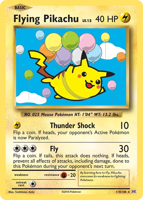 Flying Pikachu 110/108 - Evolutions (NO)