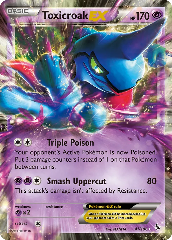 Toxicroak EX 41 - Flashfire (HO)