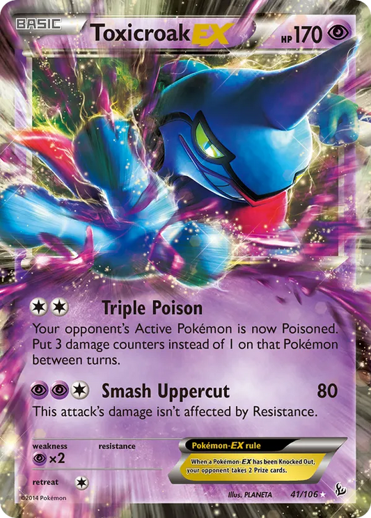 Toxicroak EX 41 - Flashfire (HO)