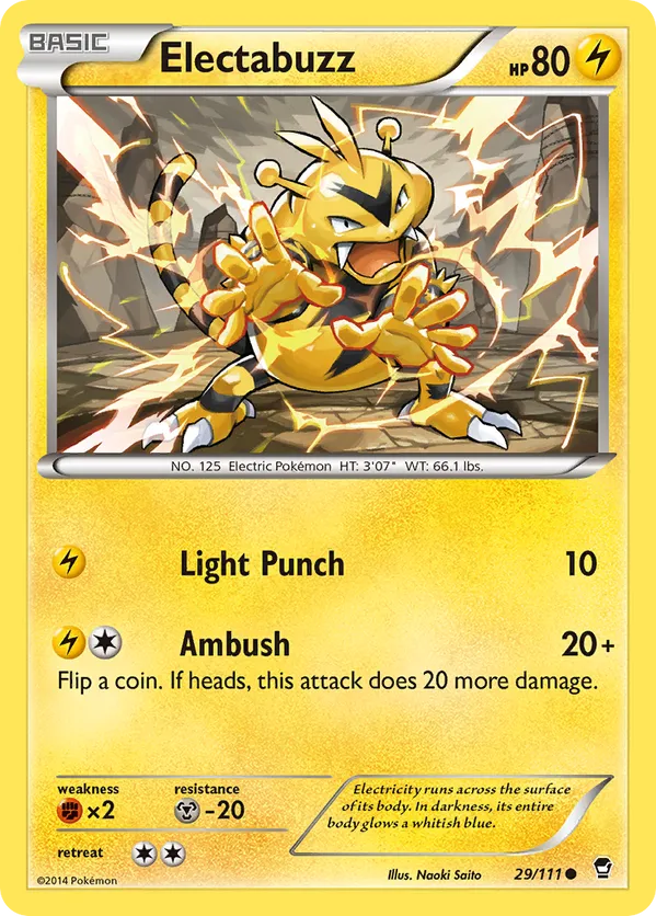 Electabuzz 29 - Furious Fists (RH)