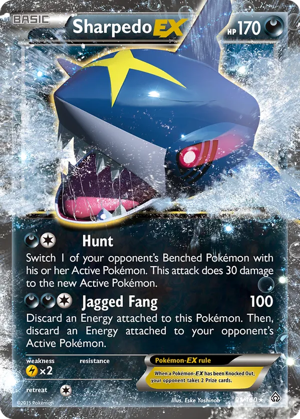 Sharpedo EX 91 - Primal Clash (HO)