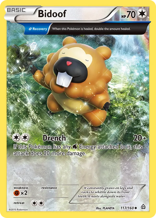 Bidoof (Alpha) 117 - Primal Clash (NO)