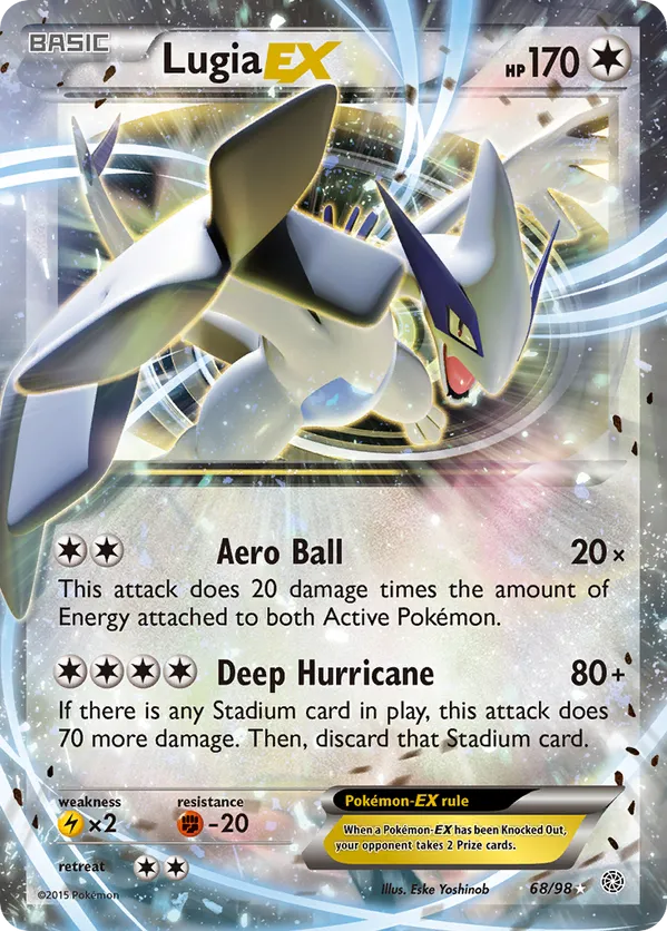 Lugia EX 68 - Ancient Origins (HO)