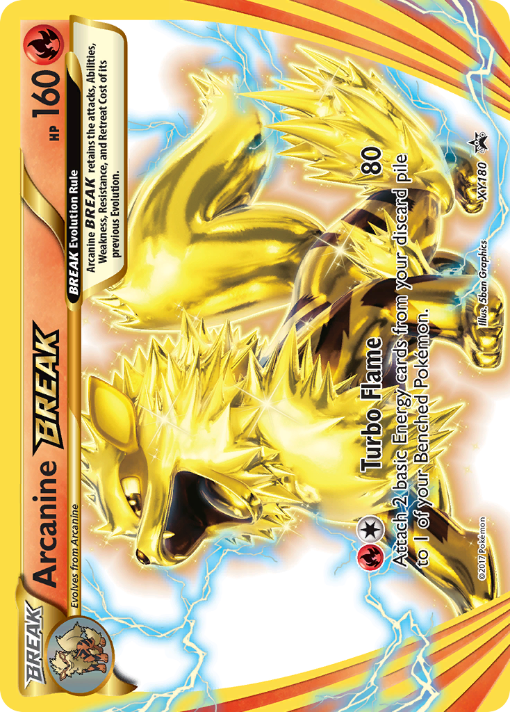 Arcanine BREAK XY180 - XY Promos (HO)